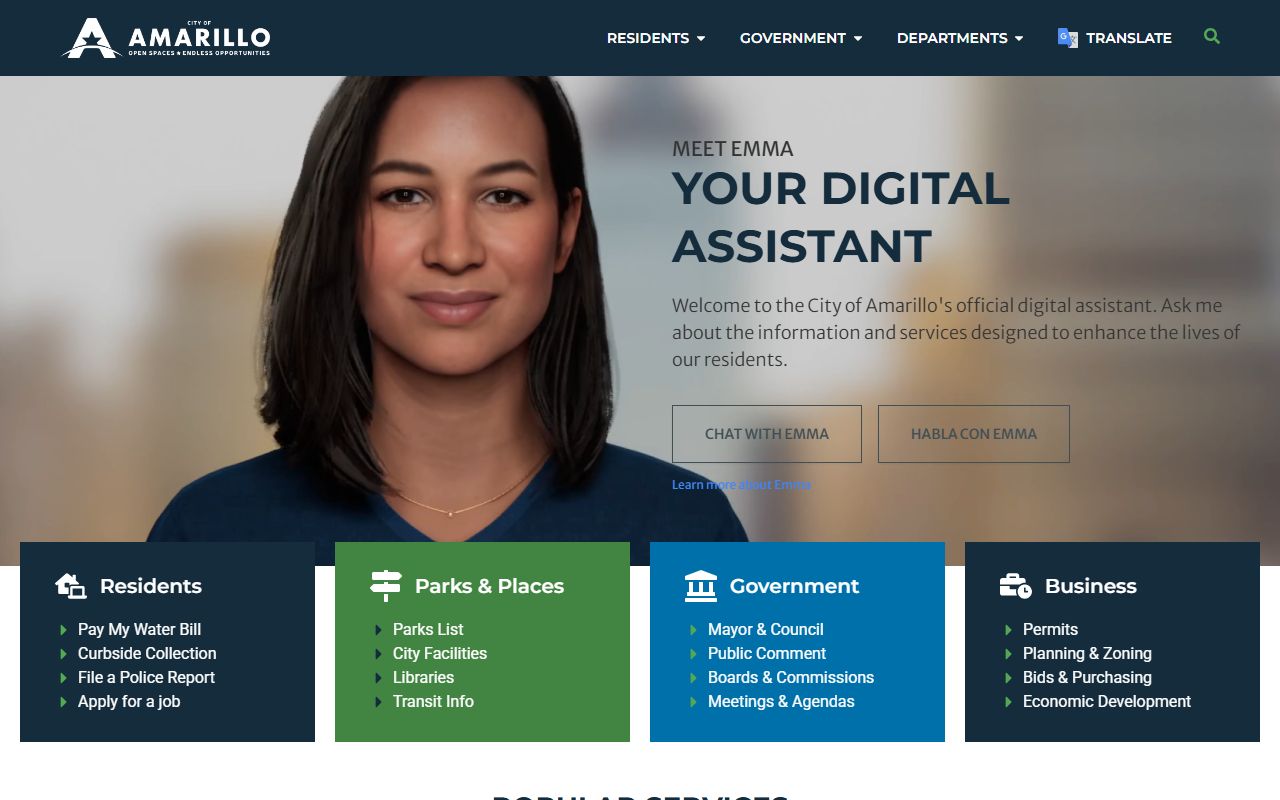 Amarillo Texas city official website bankruptcy records