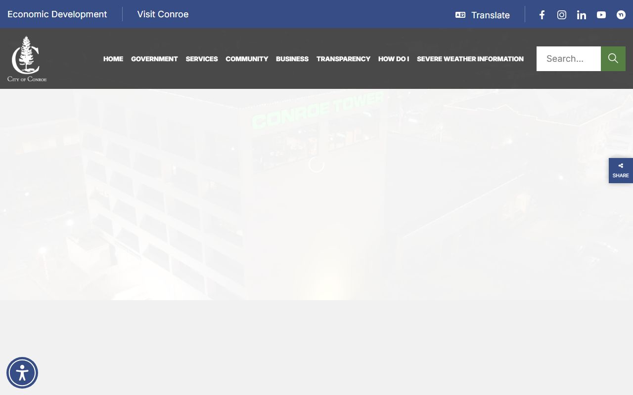 City of Conroe official website - Conroe bankruptcy records