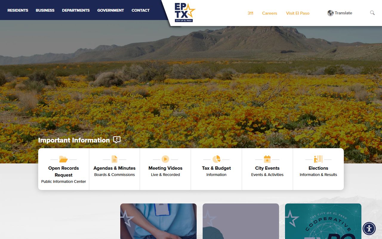 City of El Paso official website - El Paso bankruptcy records