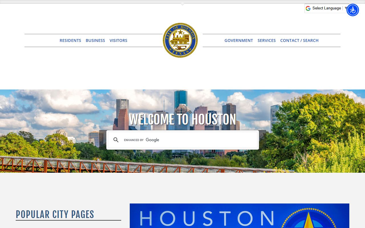 City of Houston official website - Houston bankruptcy records