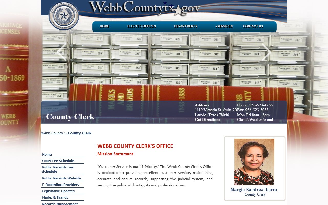 Webb County Clerk - Laredo bankruptcy records