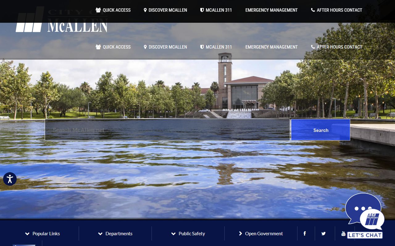 City of McAllen official website - McAllen bankruptcy records
