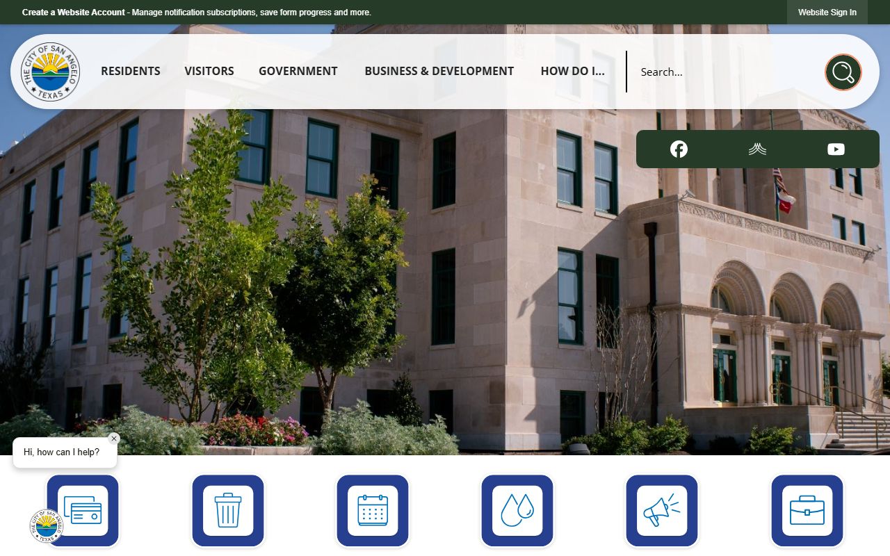 City of San Angelo official website - San Angelo bankruptcy records