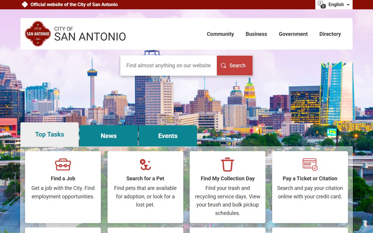 City of San Antonio official website - San Antonio bankruptcy records