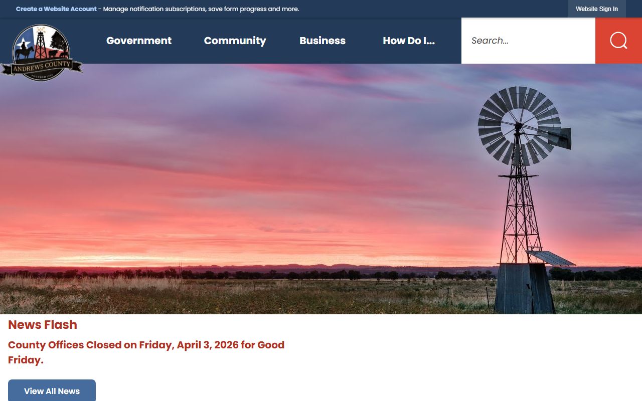 Andrews County Government - Andrews County Bankruptcy Records