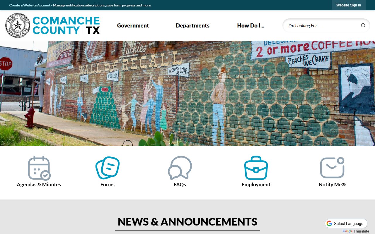 Comanche County Government - Comanche County Bankruptcy Records