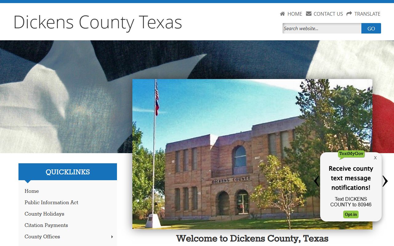 Dickens County Government - Dickens County Bankruptcy Records
