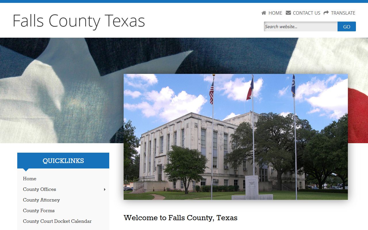 Falls County Government - Falls County Bankruptcy Records