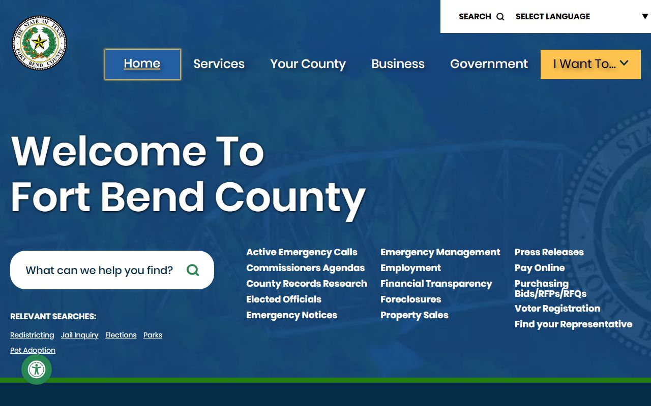 Fort Bend County government website - Fort Bend County bankruptcy records