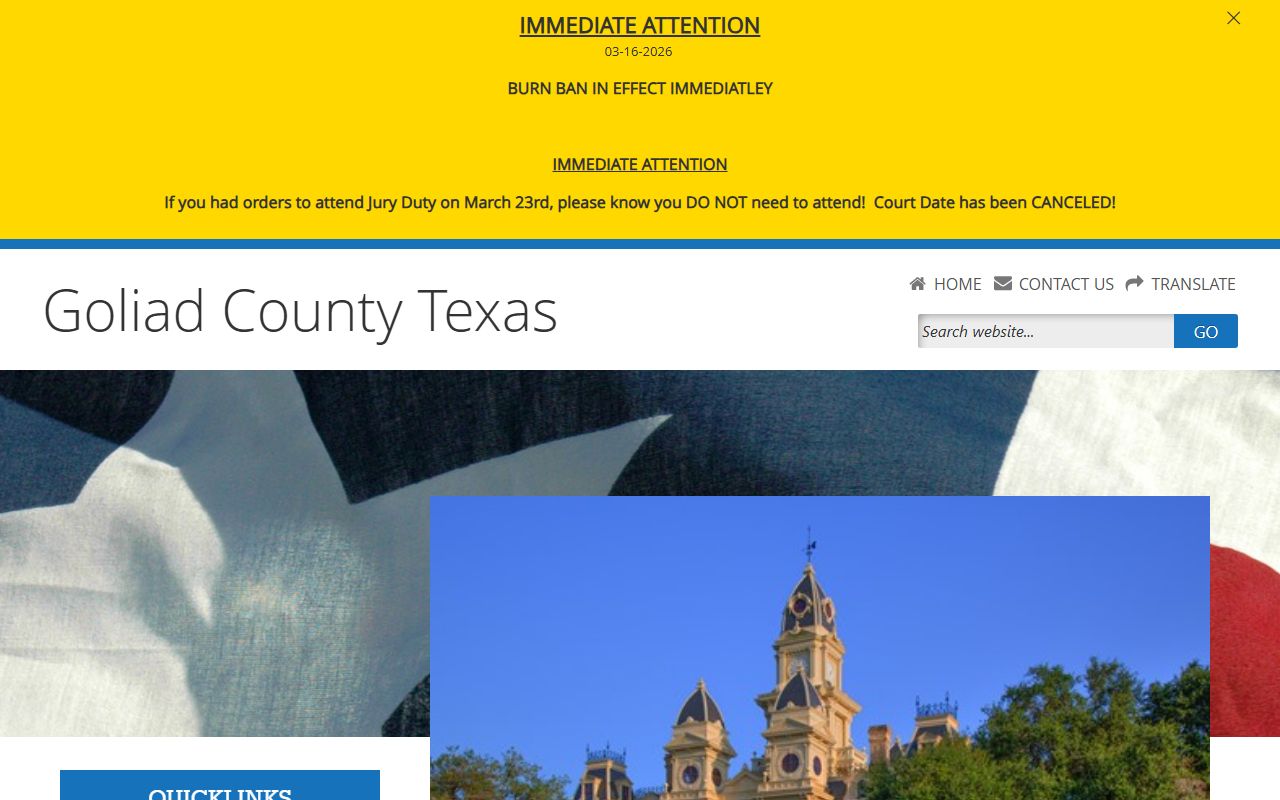 Goliad County Government - Goliad County Bankruptcy Records