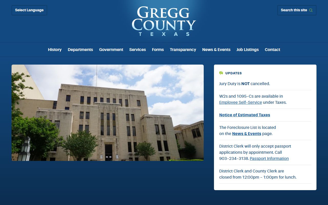 Gregg County Government - Gregg County Bankruptcy Records