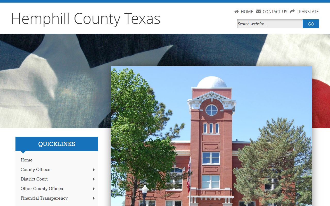 Hemphill County Government - Hemphill County Bankruptcy Records