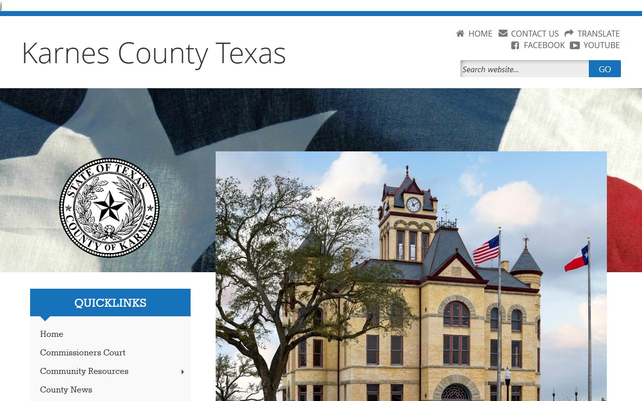 Karnes County government and bankruptcy records in Karnes City Texas