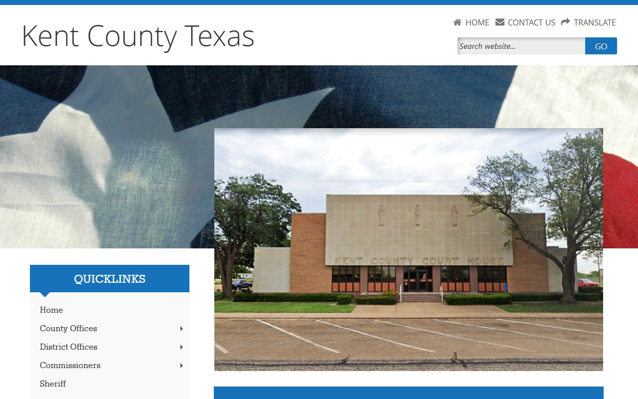 Kent County government offices and bankruptcy records in Jayton Texas