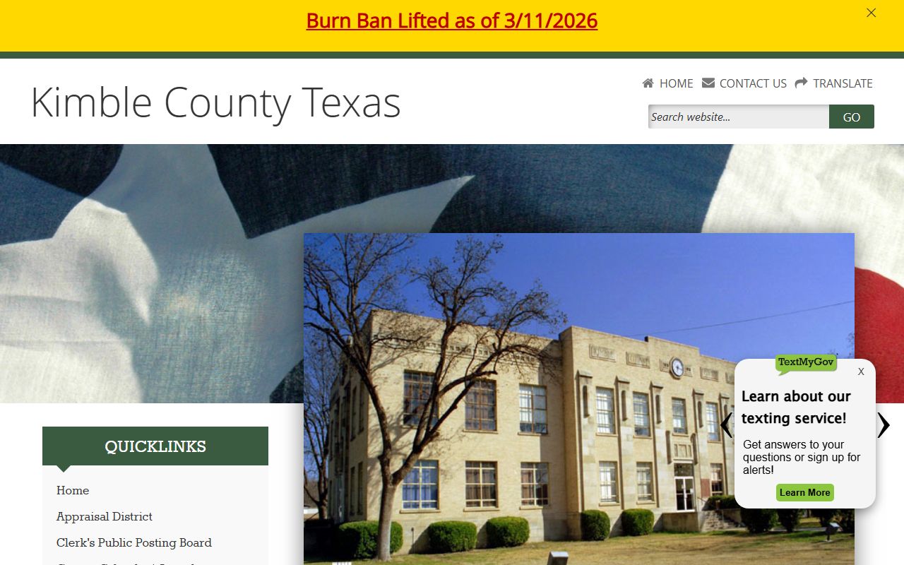 Kimble County Government - Kimble County Bankruptcy Records