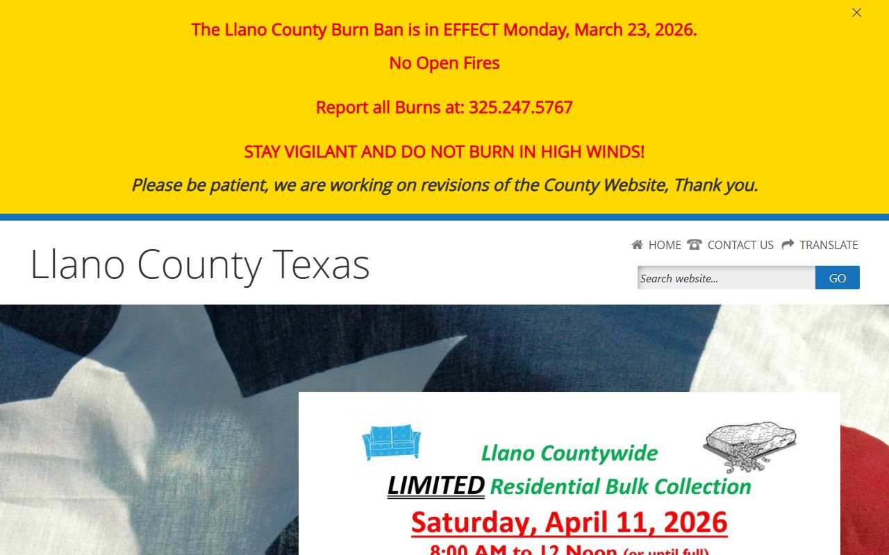 Llano County Government - Llano County Bankruptcy Records