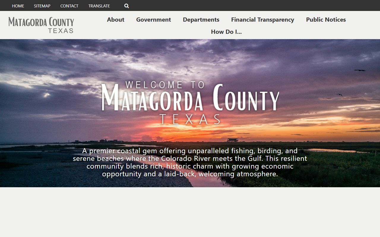 Matagorda County Government - Matagorda County Bankruptcy Records