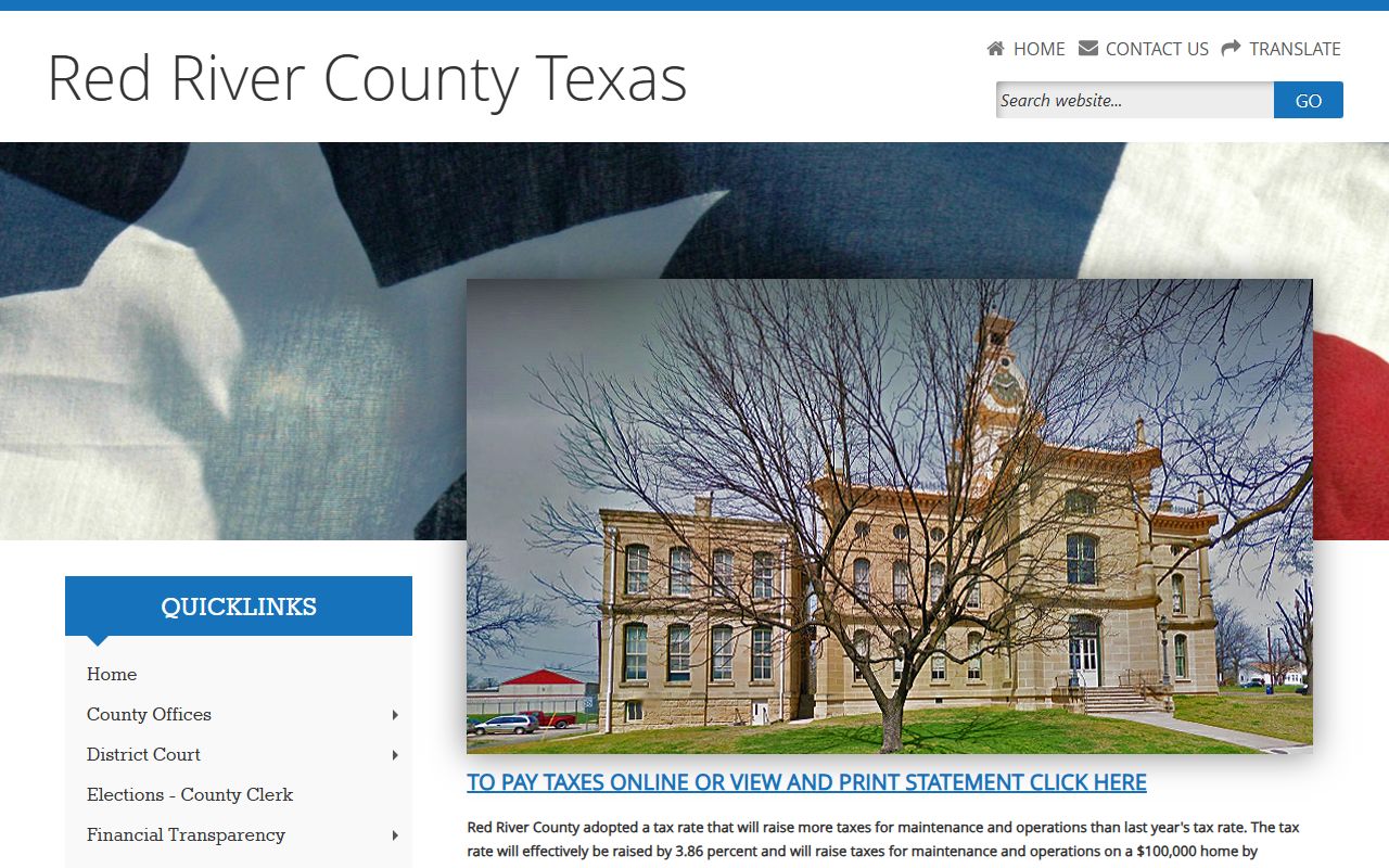 Red River County Government - Red River County Bankruptcy Records