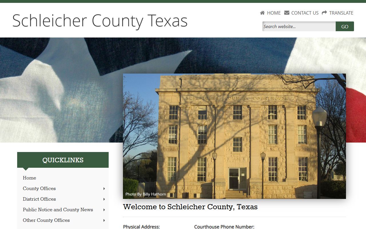 Schleicher County Government - Schleicher County Bankruptcy Records