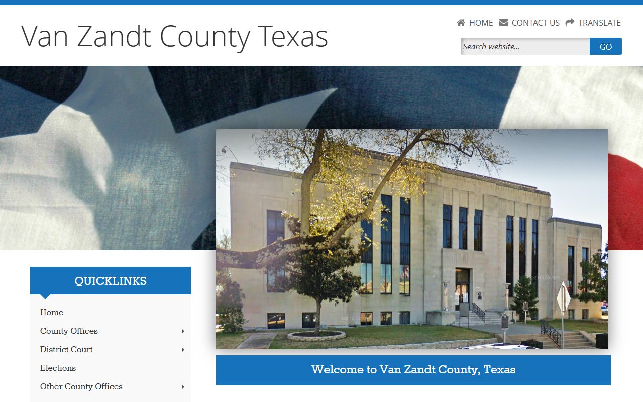 Van Zandt County Government - Van Zandt County Bankruptcy Records