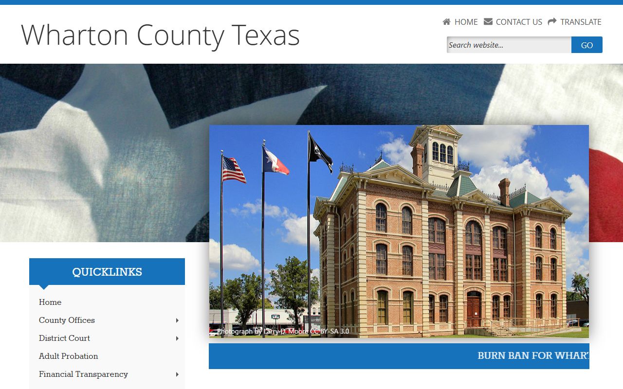 Wharton County Government - Wharton County Bankruptcy Records